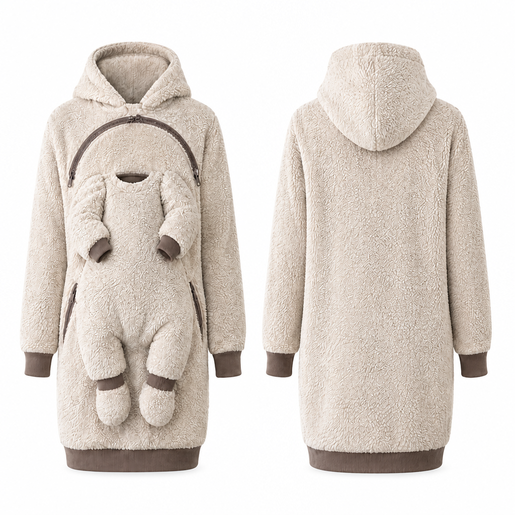 Pookie Hoodie — babywearing sherpa hoodie