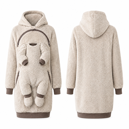 Pookie Hoodie — babywearing sherpa hoodie